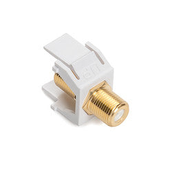 HellermannTyton FINSERT3G-W | F Connector Module, 3GHz, White, 1/pkg