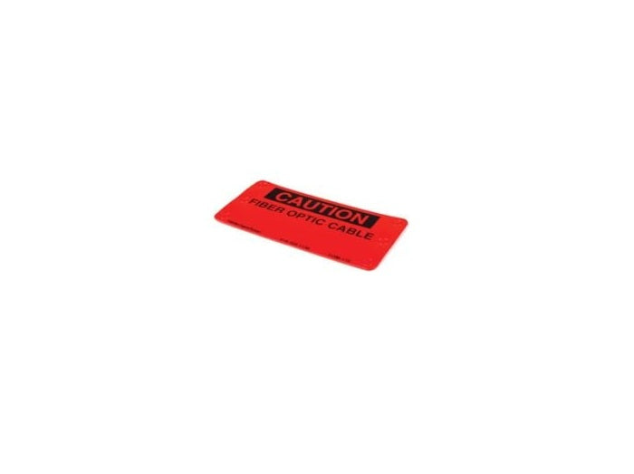 HellermannTyton FOM-150 | Fiber Optic Cable Marker, 2.25" x 1.5", Polyethylene, Orange, 25/pkg