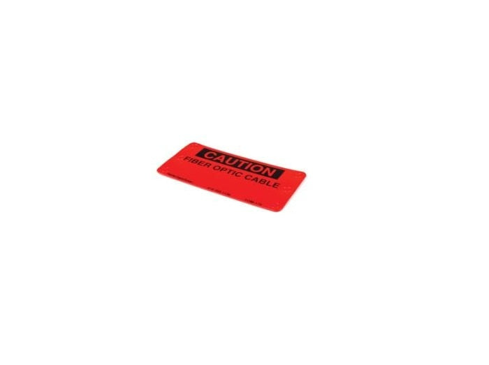 HellermannTyton FOM-175 | Fiber Optic Cable Marker, 3.5" X 1.75", Polyethylene, Orange, 25/Pkg