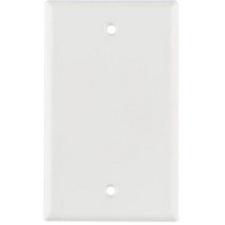 HellermannTyton FPBLANK-W | Blank Standard Single Gang, White