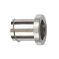 HellermannTyton FSU10-E | HelaGuard Metallic Conduit End Cap Insert, Flexible 0.25" (10mm) Dia, NPB Metal, 10/pkg