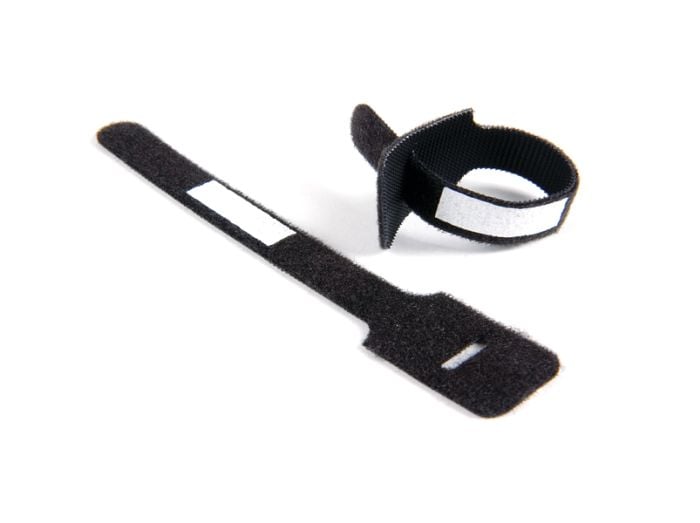 HellermannTyton GT.50X60C2W | Grip Tie with White Write-On Area, 6.0" x .5", PA6/PP, Black, 100/pkg