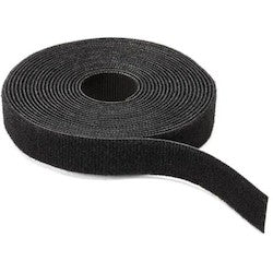 HellermannTyton GT.75X1800 | Grip Tie Roll, 180" Long, .75" Wide, PA6/PP, Black, 1/pkg