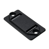 HellermannTyton GTM100A0C2 | Grip Tie Mount For .75" Wide Grip Tie, Adhesive, Pa66Uv, Black, 100/Pkg