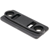 HellermannTyton GTM50A0C2 | Grip Tie Mount For .5" Wide Grip Tie, Adhesive, Pa66Uv, Black, 100/Pkg