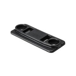 HellermannTyton GTM50A0C2 | Grip Tie Mount For .5" Wide Grip Tie, Adhesive, Pa66Uv, Black, 100/Pkg