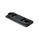 HellermannTyton GTM50A0C2 | Grip Tie Mount For .5" Wide Grip Tie, Adhesive, Pa66Uv, Black, 100/Pkg