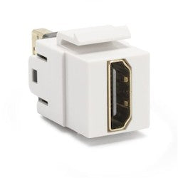 HellermannTyton HDMI-W | HDMI Coupler Module, White, 1/bag