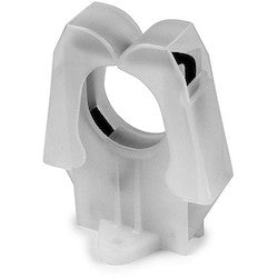 HellermannTyton HH-20 | Screw Mount Wire Retainer, .83" Max. Bundle Dia, PA66, Natural, 25/pkg