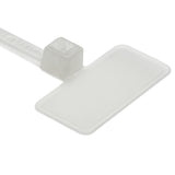 HellermannTyton IT18FL9L4 | Identification Tie, 4.3" Long, 18Lb Tensile Strength, Pa66, Natural, 200/Pkg