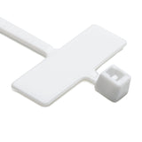 HellermannTyton IT18R10L4 | Identification Tie, 3.9" Long, 18Lb Tensile Strength, Pa66, White, 200/Pkg