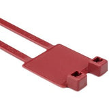 HellermannTyton IT18R2L4 | Milspec Identification Tie, 3.9" Long, Ms3368, 18Lb Tensile Strength, Pa66, Red, 200/Pkg