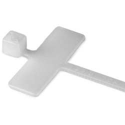 HellermannTyton IT18R9L4 | Milspec Identification Tie, 3.9" Long, Ms3368, 18Lb Tensile Strength, Pa66, Natural, 200/Pkg