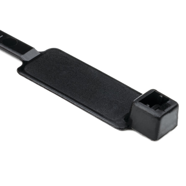 HellermannTyton IT50R0M4 | Identification Tie, 8" Long, 50Lb Tensile Strength, Pa66, Black, 1000/Pkg