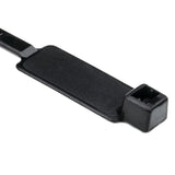 HellermannTyton IT50R0M4 | Identification Tie, 8" Long, 50Lb Tensile Strength, Pa66, Black, 1000/Pkg