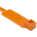HellermannTyton IT50L3M4 | Milspec Identification Tie, 15.4" Long, Ms3368, 50Lb Tensile Strength, Pa66, Orange, 1000/Pkg