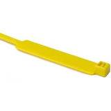 HellermannTyton IT50L4M4 | Milspec Identification Tie, 15.4" Long, Ms3368, 50Lb Tensile Strength, Pa66, Yellow, 1000/Pkg