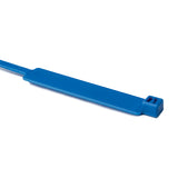 HellermannTyton IT50L6M4 | Milspec Identification Tie, 15.4" Long, Ms3368, 50Lb Tensile Strength, Pa66, Blue, 1000/Pkg