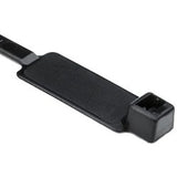 HellermannTyton IT50R0M4 | Identification Tie, 8" Long, 50Lb Tensile Strength, Pa66, Black, 1000/Pkg