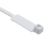 HellermannTyton IT50R10C2 | Identification Tie, 8" Long, 50Lb Tensile Strength, Pa66, White, 100/Pkg