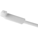 HellermannTyton IT50R9C2 | Milspec Identification Tie, 8" Long, Ms3368, 50Lb Tensile Strength, Pa66, Natural, 100/Pkg