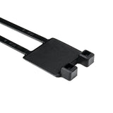 HellermannTyton IT50RD0UVK2 | Milspec Identification Tie, 8" Long, Ms3368, 50Lb Tensile Strength, Pa66Uv, Black, 50/Pkg