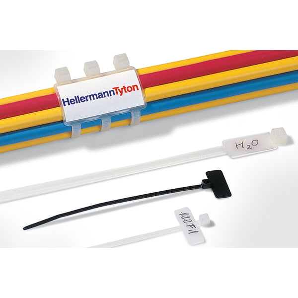 HellermannTyton IT18R3L4 | Milspec Identification Tie, 3.9" Long, Ms3368, 18Lb Tensile Strength, Pa66, Orange, 200/Pkg