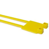 HellermannTyton IT50RD4K2 | Milspec Identification Tie, 8" Long, Ms3368, 50Lb Tensile Strength, Pa66, Yellow, 50/Pkg