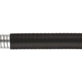 HellermannTyton LTP20B-25M | Helaguard Spiral Metallic Conduit, Flexible, 0.50" (20Mm) Dia, Gs/Pvc, Black, 82Ft/Reel