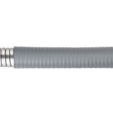 HellermannTyton LTP20G-25M | Helaguard Spiral Metallic Conduit, Flexible, 0.50" (20Mm) Dia, Gs/Pvc, Gray, 82Ft/Reel