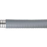 HellermannTyton LTP25G-25M | Helaguard Spiral Metallic Conduit, Flexible, 0.75" (25Mm) Dia, Gs/Pvc, Gray, 82Ft/Reel