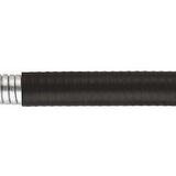 HellermannTyton LTP32B-25M | Helaguard Spiral Metallic Conduit, Flexible, 1.0" (32Mm) Dia, Gs/Pvc, Black, 82Ft/Reel