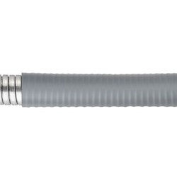 HellermannTyton LTP32G-25M | Helaguard Spiral Metallic Conduit, Flexible, 1.0" (32Mm) Dia, Gs/Pvc, Gray, 82Ft/Reel