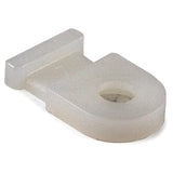 HellermannTyton MB19C2 | Cable Tie Anchor Mount, 0.50" X .312" .13" Hole Dia, 0.1" Max Tie Width, Pa66, Natural, 100/Pkg