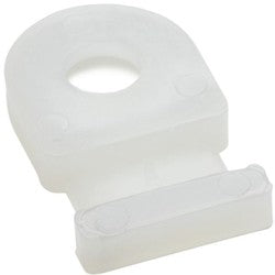 HellermannTyton MB19C2 | Cable Tie Anchor Mount, 0.50" X .312" .13" Hole Dia, 0.1" Max Tie Width, Pa66, Natural, 100/Pkg
