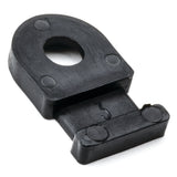 HellermannTyton MB20M4 | Cable Tie Anchor Mount, 0.81" X .49", 0.193" Hole Dia, 0.18" Max Tie Width, Pa66, Black, 1000/Pkg
