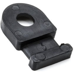 HellermannTyton MB20M4 | Cable Tie Anchor Mount, 0.81" X .49", 0.193" Hole Dia, 0.18" Max Tie Width, Pa66, Black, 1000/Pkg