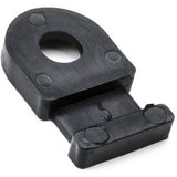 HellermannTyton MB20M4 | Cable Tie Anchor Mount, 0.81" X .49", 0.193" Hole Dia, 0.18" Max Tie Width, Pa66, Black, 1000/Pkg