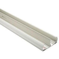 HellermannTyton MCRFW-B10 | InfoStream Multi-Channel Raceway Base With Center Divider, 10 ft Long, PVC, Office White, 60ft/pkg