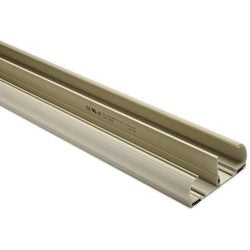 HellermannTyton MCRI-BS8 | InfoStream Multi-Channel Raceway Base with Side Divider, 8 ft Long, PVC, Ivory, 48 ft/pkg