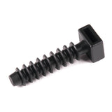 HellermannTyton MMB.50M4 | Masonry Cable Tie Mount, 1.24"L, .25" Hole Dia, .18" Max Cable Tie Width, PA66STHS, Black, 1000/pkg