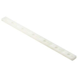 HellermannTyton MP1M5.NN3P | Cable Tie Mounting Plate, .50" x 1.75", T18-T50 Cable Ties, #10 (M5) Screw, PA66, Natural, 100/pkg