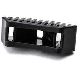 HellermannTyton MSBT1200HIRHSH1 | Saddle Mount For Button Head Tie, 0.44"-0.82" Mounting Hole, PA66HIRHSUV, Black, 500/pkg