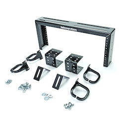 HellermannTyton ORC4U | Out of Rack Connectivity, 4U, Steel, Black, 1/box