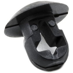 HellermannTyton PBM0M4 | Push-Button Cable Tie Mount, 0.25" Hole Dia, 0.12" Max Panel, 0.2" Max Tie Width, Pa66, Black, 1000/Pkg