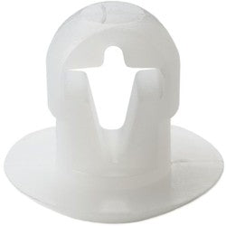 HellermannTyton PBM9C2 | Push-Button Cable Tie Mount, .25" Hole Dia, .12" Max Panel, .2" Max Tie Width, PA66, Natural, 100/pkg