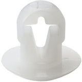 HellermannTyton PBM9C2 | Push-Button Cable Tie Mount, .25" Hole Dia, .12" Max Panel, .2" Max Tie Width, PA66, Natural, 100/pkg