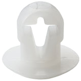HellermannTyton PBM9C2 | Push-Button Cable Tie Mount, .25" Hole Dia, .12" Max Panel, .2" Max Tie Width, PA66, Natural, 100/pkg