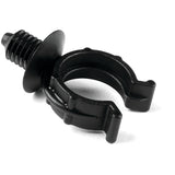 HellermannTyton PC15FT7 | Fir Tree Mount Tube Clip, Mounting Hole Dia .25", Panel Thickness .12", Pa66Hirhsuv, Black 1000/Box