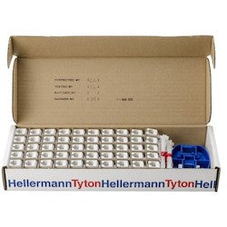 HellermannTyton RJ45FC5EB-W | Category 5e Modular Keystone Jack Bulk Pack, Plenum Rated, White, 50/box